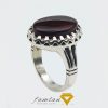 انگشتر نقره مردانه عقیق سرخ کد 2796