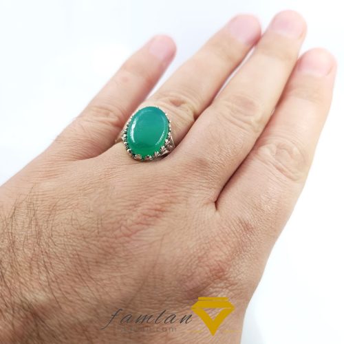 انگشتر نقره عقیق مردانه